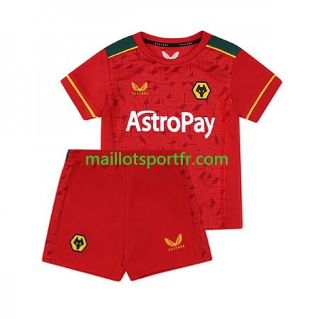 Maillot de Foot Wolverhampton Wanderers Enfant Exterieur 2023/24